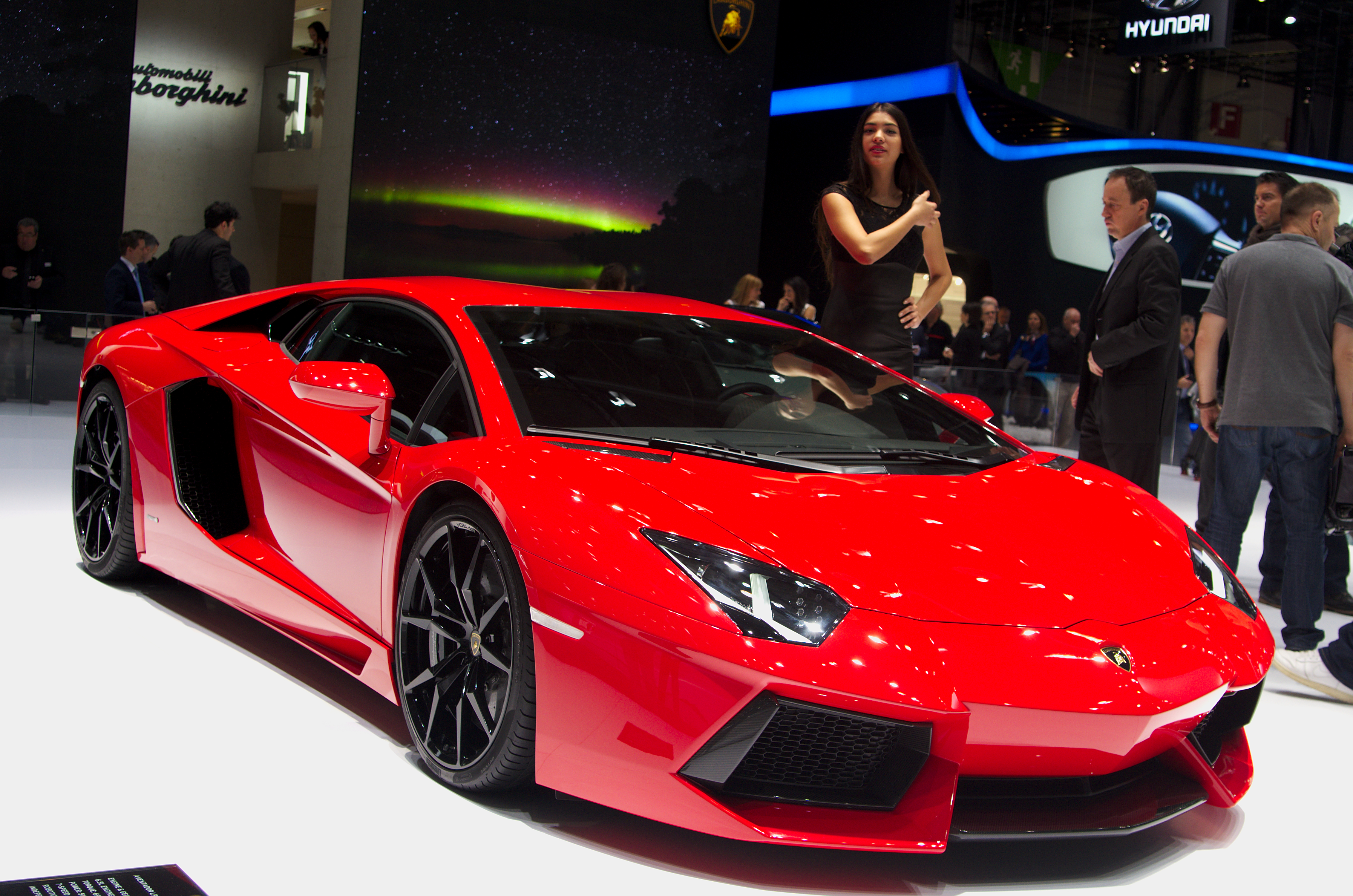 Geneva MotorShow 2013 Lamborghini Aventador Red Background Images Free Wallpaper Geneva MotorShow 2013 Lamborghini Aventador Red Background Images Free Wallpaper