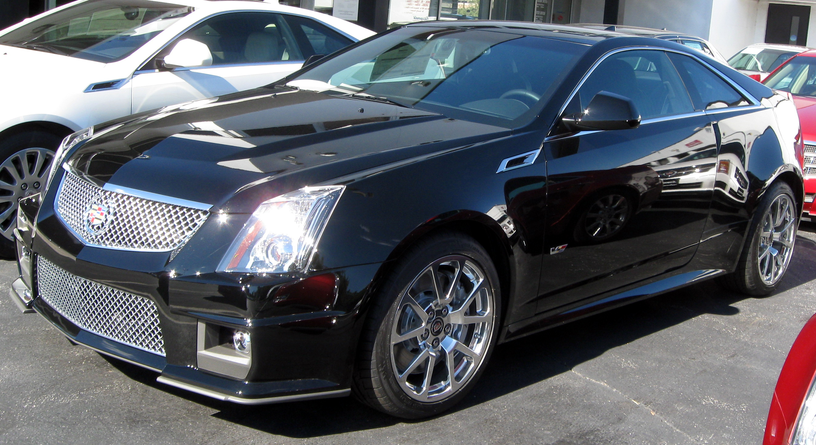 2011 Cadillac CTS V Coupe Front Wallpaper For Desktop