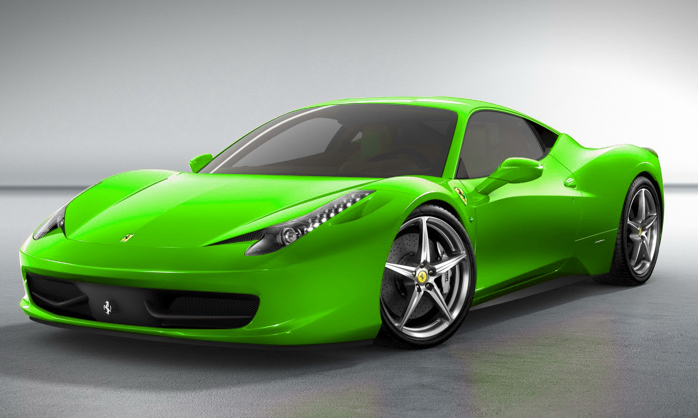 Neon Green Ferrari World Cars Wallpapers Download Wallpaper Neon Green Ferrari World Cars Wallpapers Download Wallpaper