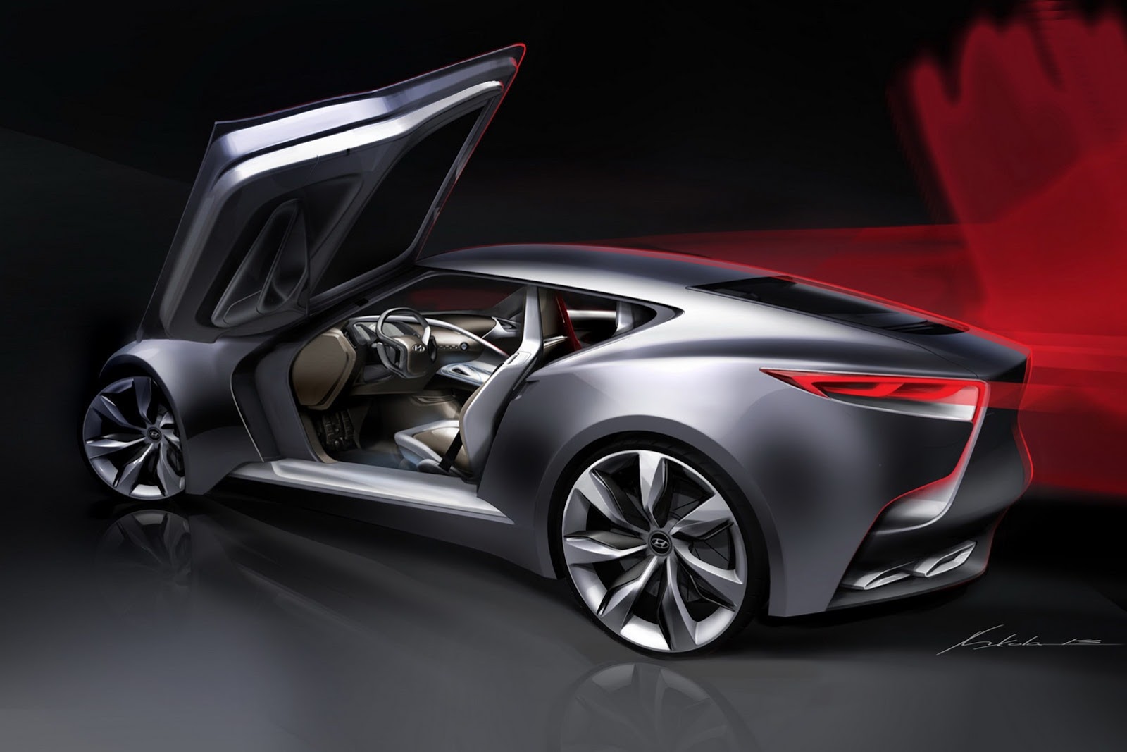 Hyundai Genesis Coupe HND 9 concept rear Wallpapers Desktop Download Wallpaper Hyundai Genesis Coupe HND 9 concept rear Wallpapers Desktop Download Wallpaper